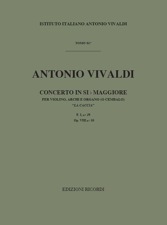Concerti Per Vl., Archi E B.C.: In Si Bem. 'La